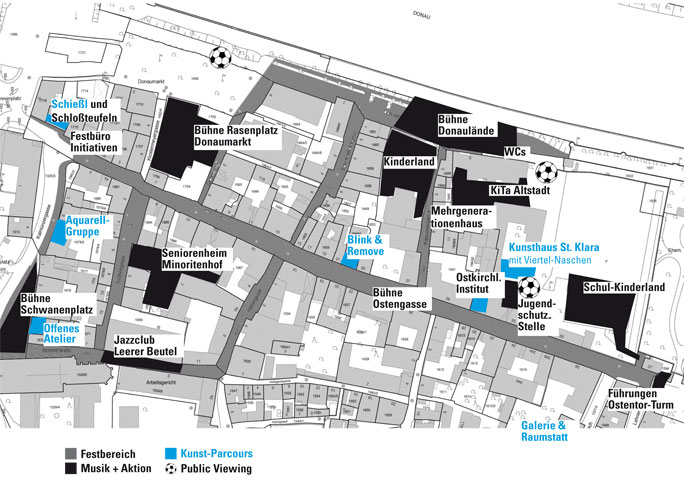 Lageplan Ostengassenfest