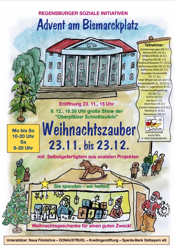 2023 weihnachtsmarkt plakat